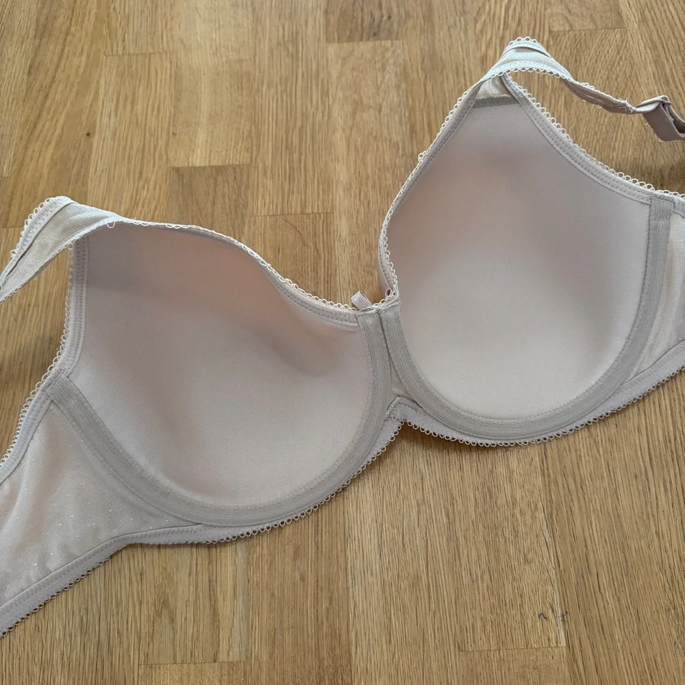 Wacoal 36D Nude Retro Chic Seamless Underwire Contour Bra Style 853186 - Picture 5 of 11